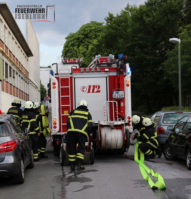 FW-MK: Brand eines Wäschetrockners