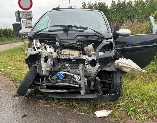 POL-PDLD: Freimersheim - Frontalzusammenstoß auf der L 540 in Freimersheim