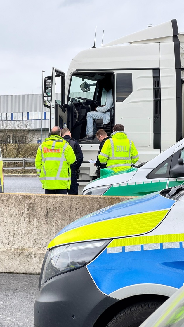 POL-HR: Gemeinsame Kontrollaktion in Malsfeld durch Polizei, Zoll, RP, BALM und KÜS