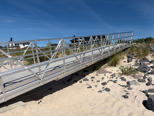 Neue Strandzugänge in Fehmarnsund erleichtern den Weg ans Wasser
