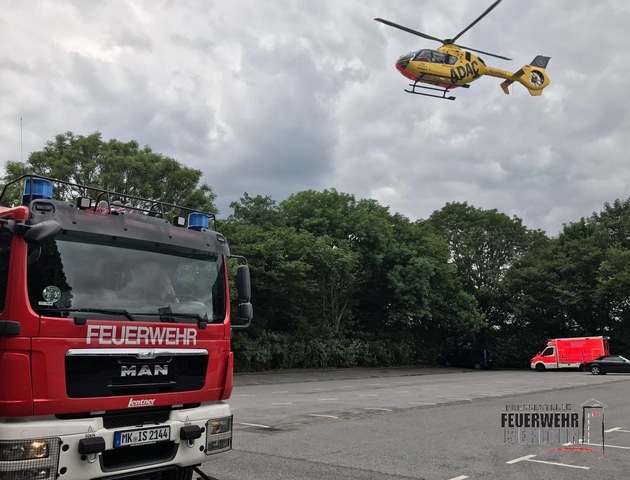 FW-MK: Rettungshubschraubereinsatz