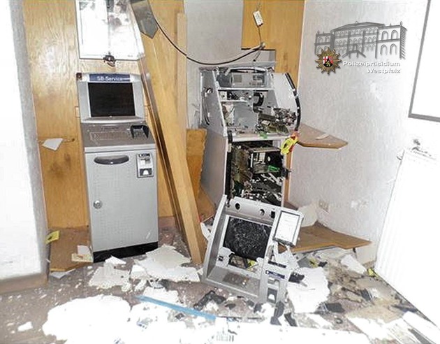 POL-PPWP: Geldautomat gesprengt