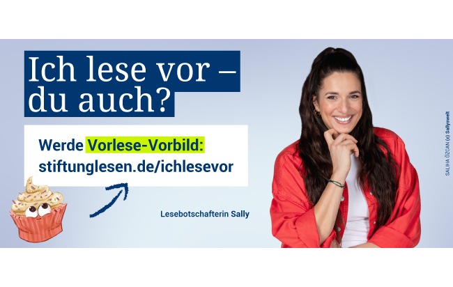 Pressemeldung: Mit Vorbildern aus der Lesekrise – Prominent besetzte Kampagne sucht Vorlese-Vorbilder