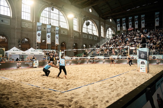 MM: Schweizer Beachvolleyball-Elite kehrt auf den Stadtplatz zur&uuml;ck