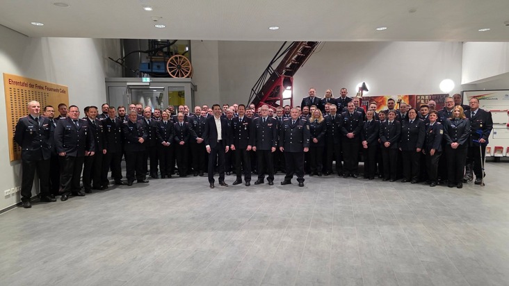 FW Celle: Jahreshauptversammlung der Ortsfeuerwehr Celle-Hauptwache - Gr&ouml;&szlig;te Ortsfeuerwehr des Landkreises Celle rettet 2025 33 Menschen bei 461 Eins&auml;tzen!