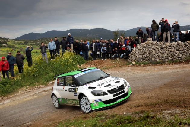 SKODA Pilot Wiegand will nach Podium-Hattrick auch bei der ERC-Rallye in Estland nach vorn (FOTO)
