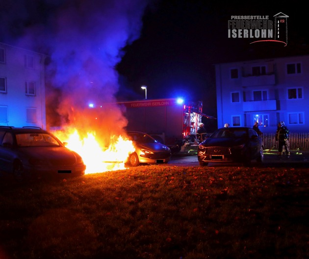 FW-MK: Fahrzeugbrand am Föhrenweg