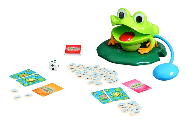 Frog Splash: Froschalarm! Fröhlich nasser Spielspaß von Piatnik für Kinder und Junggebliebene