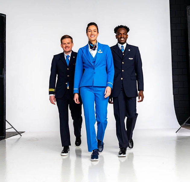 Einführung von Turnschuhen als Teil der KLM-Uniform