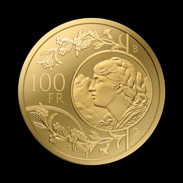 Latest special coin to be issued: 100 years 100-franc Vreneli