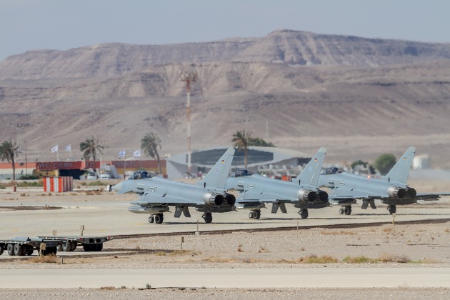 Blue Flag: Deutsche Eurofighter üben erneut in Israel