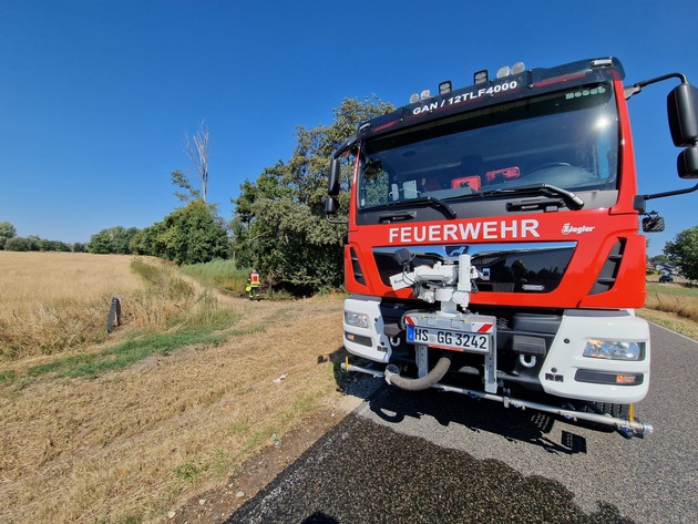 FW Gangelt: Vegetationsbrand am Rodebach