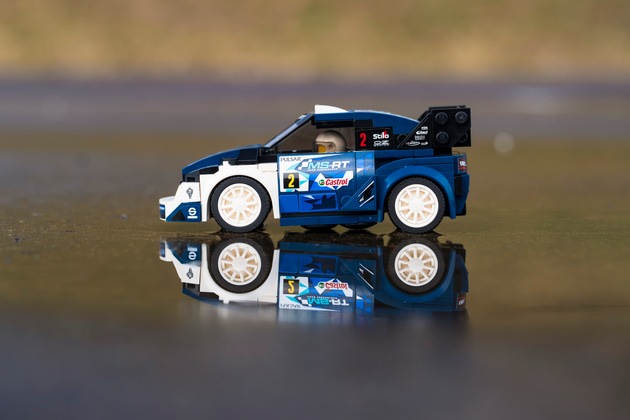 Ford Fiesta WRC Rallye-Auto wird Bestandteil der exklusiven LEGO® Speed Champions-Spielzeugserie