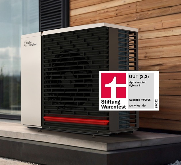 Stiftung Warentest: Hybrox 11 (alpha innotec) überzeugt mit Effizienz, Stromverbrauch und Handling