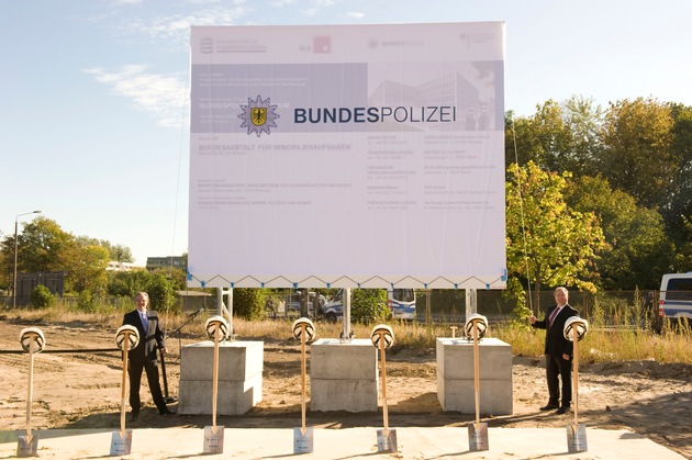 BPOLP Potsdam: Spatenstich für den Neubau des Bundespolizeipräsidiums in Potsdam