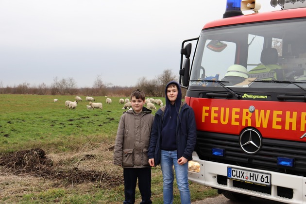 FFW Schiffdorf: Tierischer Einsatz in Sellstedt: Zwei Jungs alarmieren die Feuerwehr!