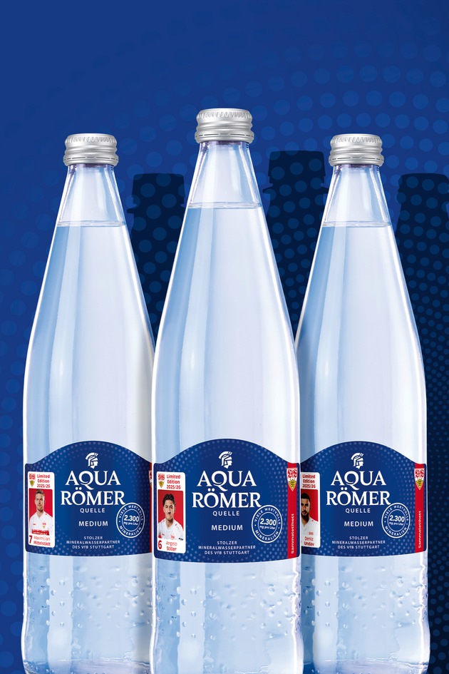 Volltreffer f&uuml;r VfB-Fans: Die Aqua R&ouml;mer Sammeletiketten-Edition