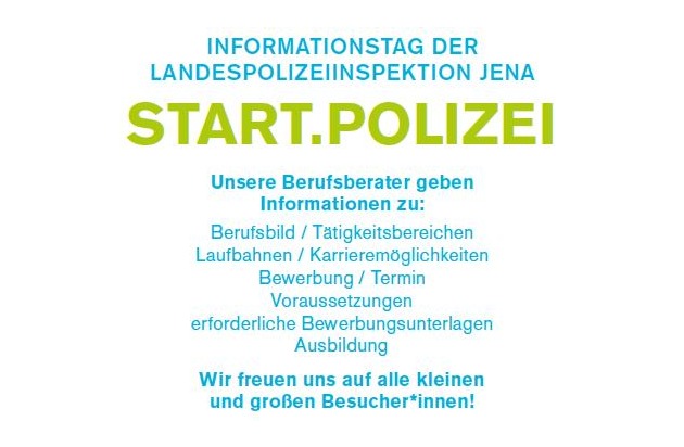 LPI-J: Dich für alle Fälle ausbilden? Sicher machen wir das. Die Jenaer Polizei informiert in der Goethe Galerie