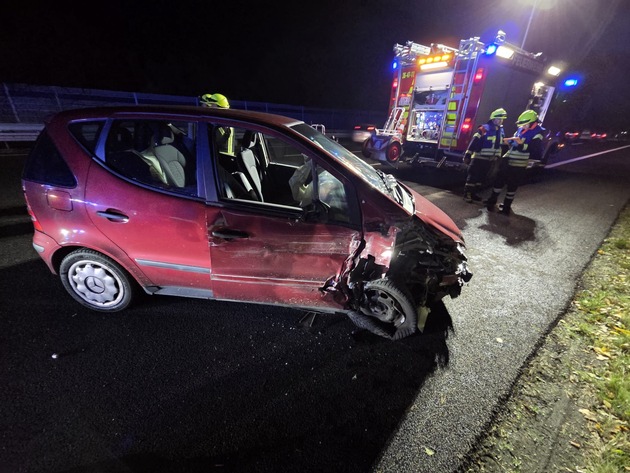 FW-ROW: Verkehrsunfall auf der BAB1 Richtung Bremen