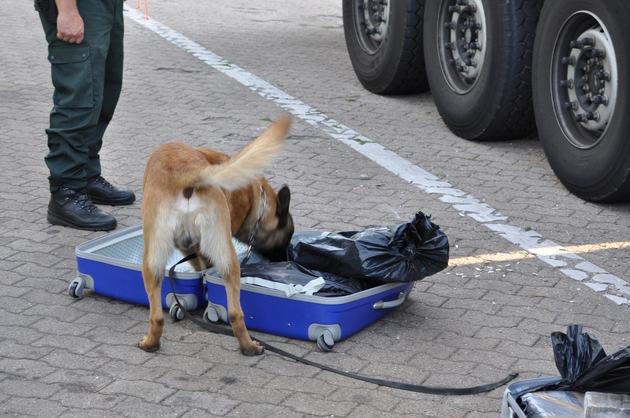 POL-FL: BAB 7 Ahrenholz (SL-FL) - 60 kg Haschisch beschlagnahmt, Flensburger Spediteur in Haft