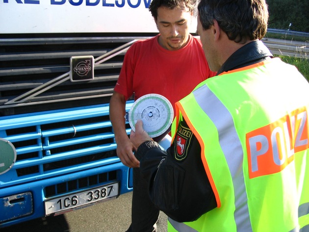 POL-STH: (ber) Schwerlast - Verkehrskontrolle auf der B 65