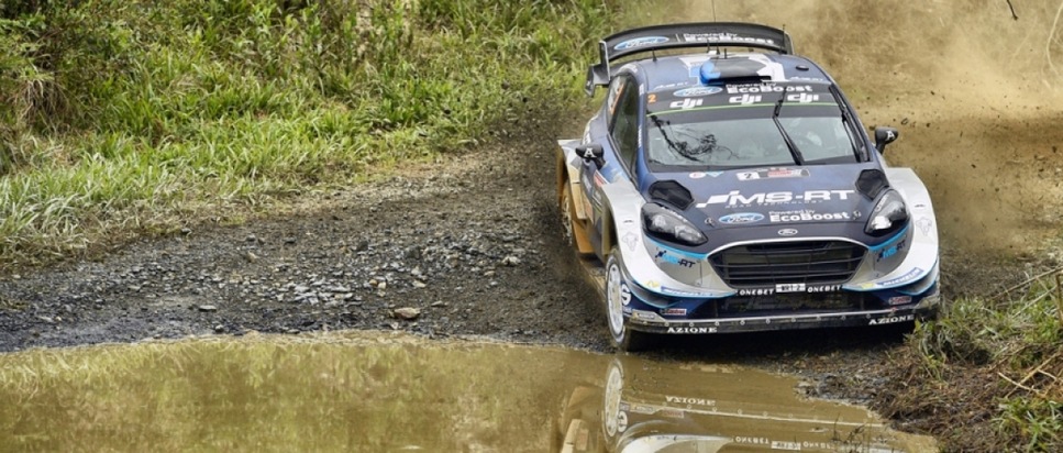 Starker Saisonabschluss: Ott Tänak fährt bei der Rallye Australien im Ford Fiesta WRC von M-Sport auf Platz zwei