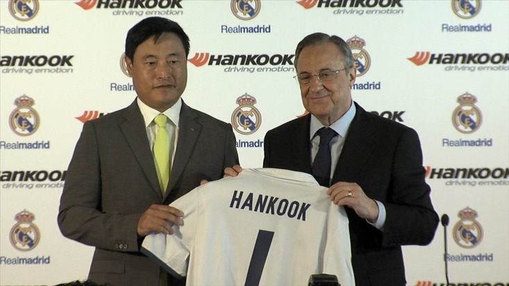 Hankook Tire Europe GmbH: Hankook Tire und Real Madrid haben heute offiziell im Stadion Santiago Bernabéu ihren globalen Partnerschaftsvertrag unterzeichnet