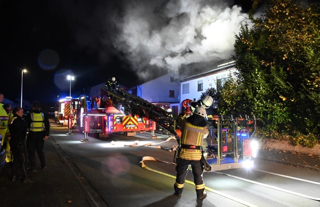 FF Olsberg: Wohnhausbrand in Olsberg