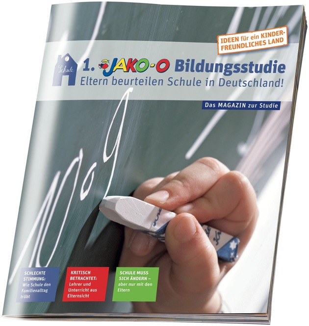 Neu zum Mitreden in der Schule: Magazin und Fachbuch zur 1. JAKO-O Bildungsstudie (mit Bild)