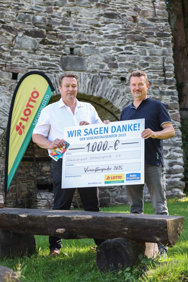 Sachsenlotto-Vereinstausender für das Hammerwerk Schmalzgrube e. V.: Jugendherberge mit Herz