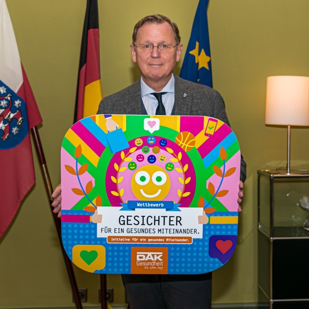 Thüringen: Ministerpräsident Ramelow und DAK-Gesundheit suchen Gesichter für ein gesundes Miteinander 2021
