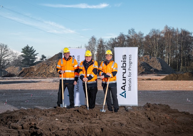 Pressemitteilung: Aurubis beginnt den Bau einer hochmodernen Recyclinganlage in Belgien