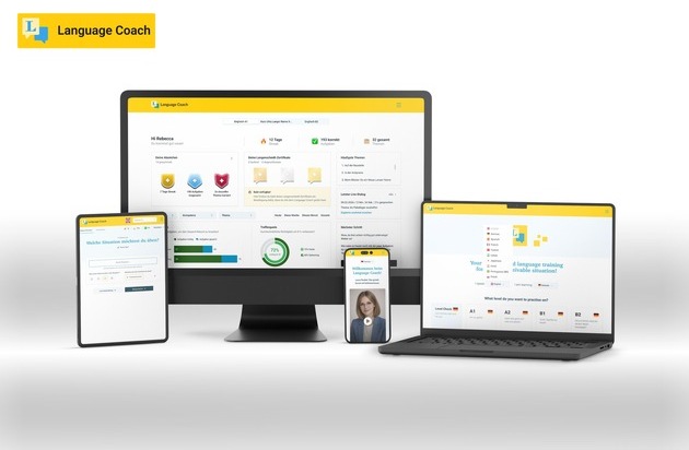 PONS Intelligence GmbH: Langenscheidt Language Coach: KI-basiertes Sprachtraining f&uuml;r den Berufsalltag