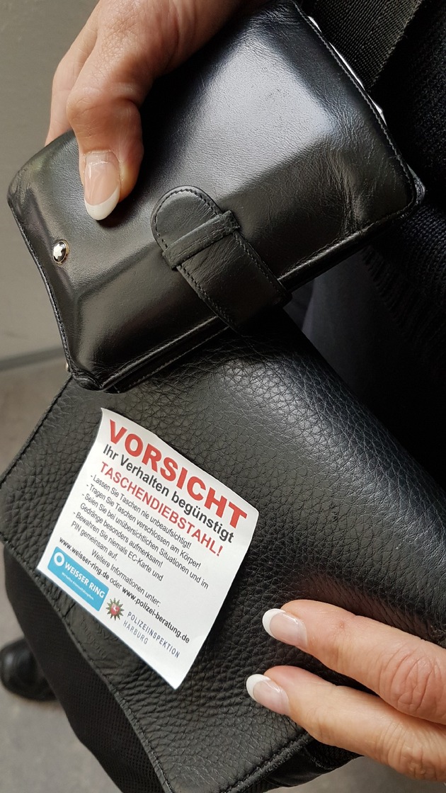POL-WL: Präventionsmaßnahmen gegen Taschendiebstähle