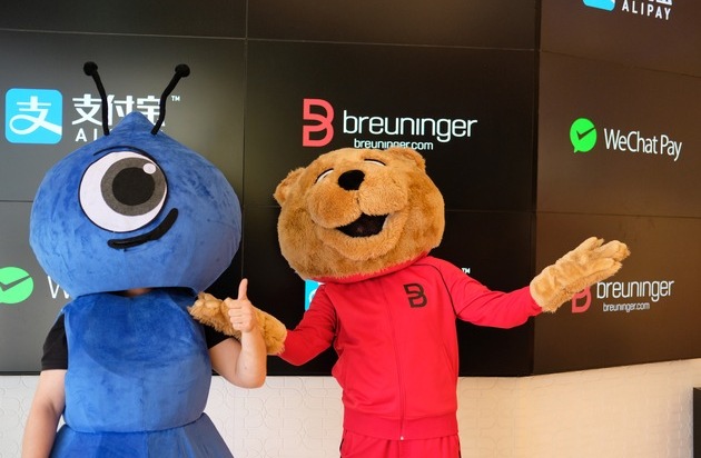 E.Breuninger GmbH & Co.: Breuninger now offering Alipay and WeChat Pay - successful collaboration with Wirecard