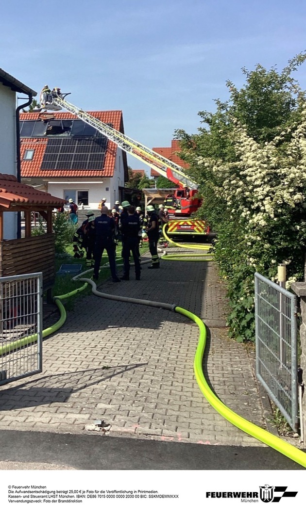 FW-M: Wochenendrückblick der Feuerwehr München für den 22. Mai bis 25. Mai 2026