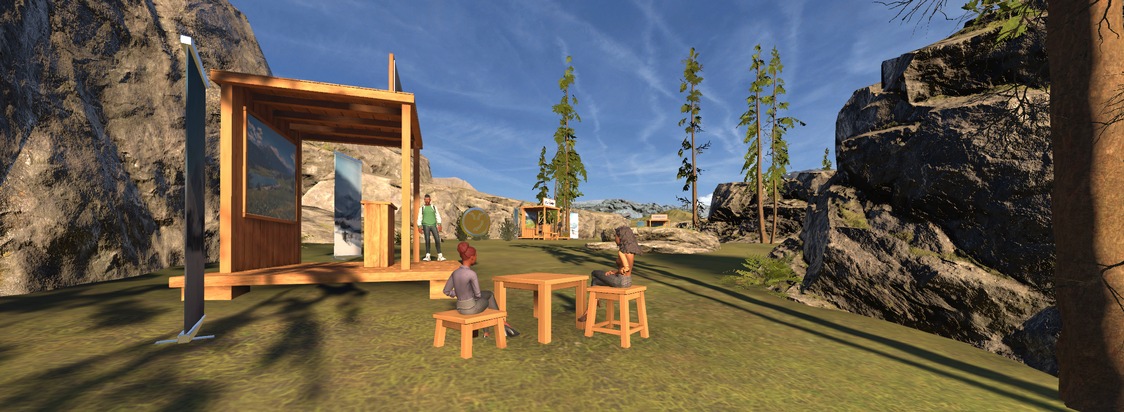 Erste virtuelle Ferienmesse von Graubünden: Ferien planen in der Welt der Avatare