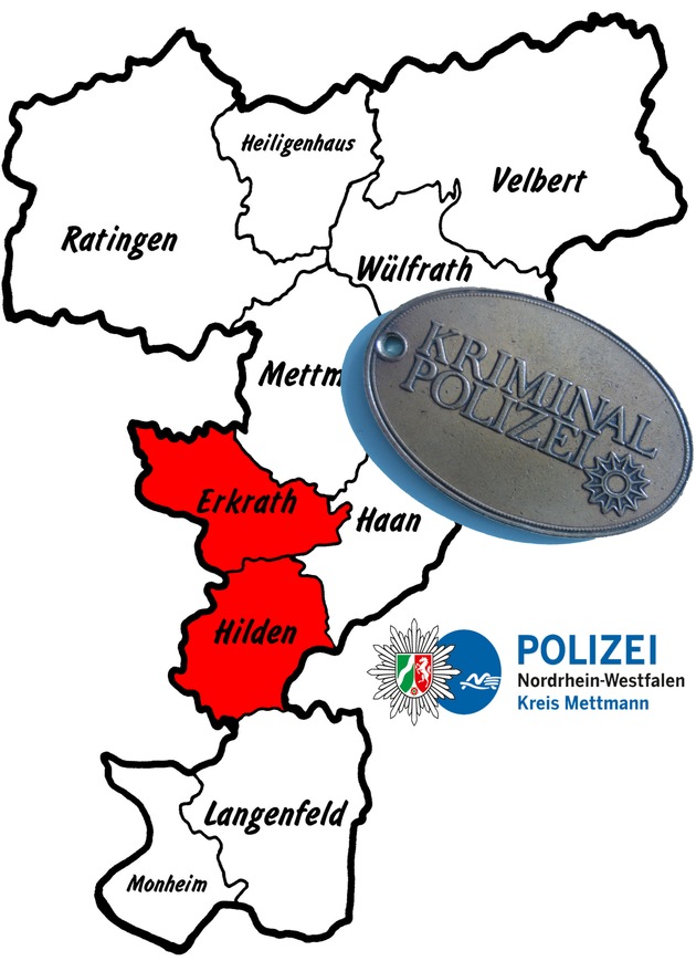 POL-ME: Einbrüche aus dem Kreisgebiet - Hilden / Erkrath - 2003123