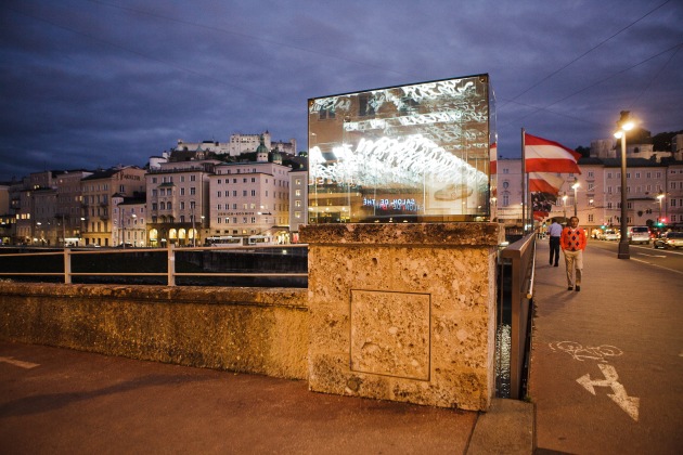 10 Jahre Kunstprojekt Salzburg: Der &quot;Walk of Modern Art&quot; in Salzburg
macht Kunst öffentlich zugänglich - BILD