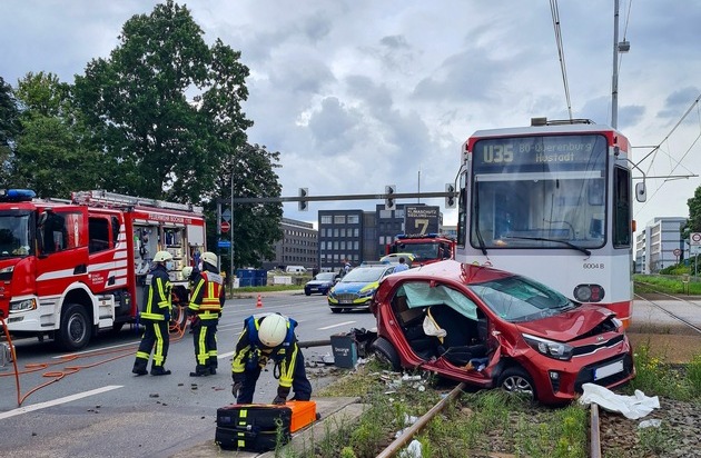 NRW: Feuerwehr Bochum befreit Frau aus Trinkglas