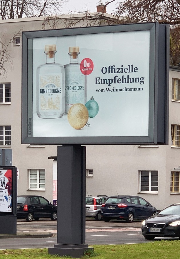 Gin de Cologne inspiriert mit frecher Weihnachtskampagne
