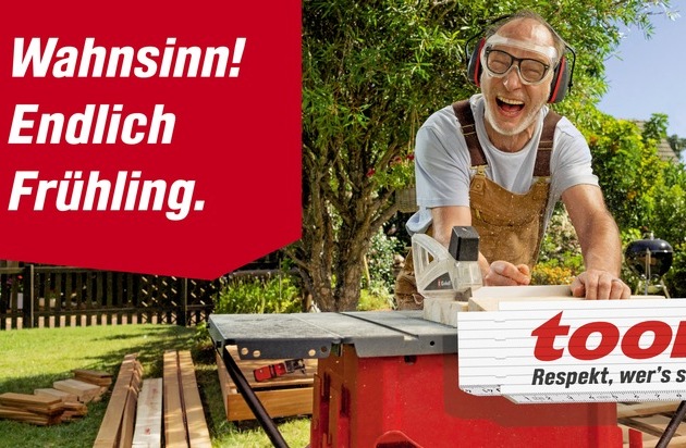 Hey Follower: toom startet mit neuer Kampagne ins Frühjahr / Martin Brambach wird zum DIY-Influencer