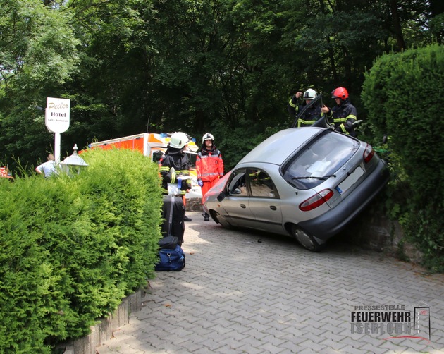 FW-MK: Schlecht geparkt