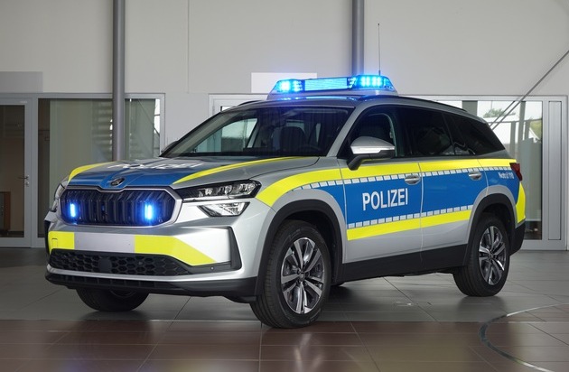 Skoda Auto Deutschland GmbH: Škoda Kodiaq jetzt auch als Sonderfahrzeug für Polizei und Feuerwehr im Einsatz