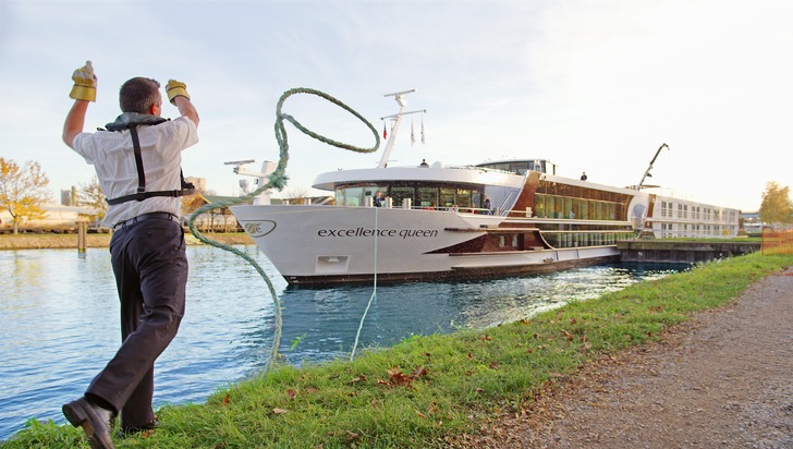 Excellence - Reisebüro Mittelthurgau: Kostenfrei online auf dem Fluss / Die Swiss Excellence River Cruise mit ihrem Schiffsreiseveranstalter Reisebüro Mittelthurgau bietet auf ihren Excellence-Schiffen den Reisegästen kostenfreies WLAN an