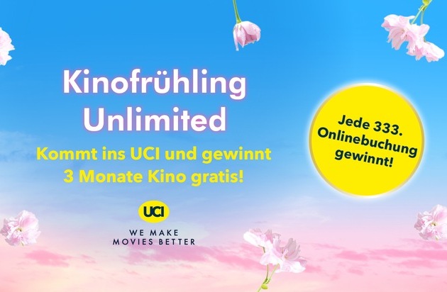 UCI startet mit großer Verlosung in den Kinofrühling UNLIMITED