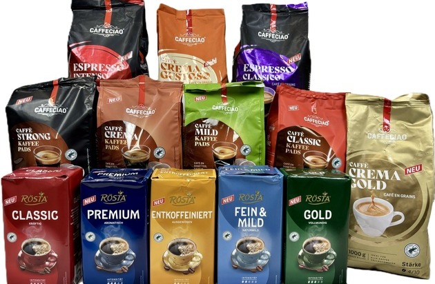 NORMA: Kaffeegenuss mit R&Ouml;STA und CAFFECIAO von NORMA ab M&auml;rz deutlich g&uuml;nstiger / Pads und Pulver zum Start in den Tag