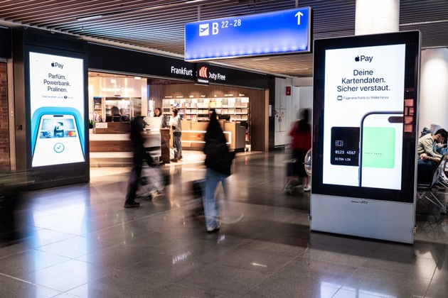 Bezahlen wie im Flug – Apple Pay sichtbar entlang der Customer Journey am Flughafen Frankfurt