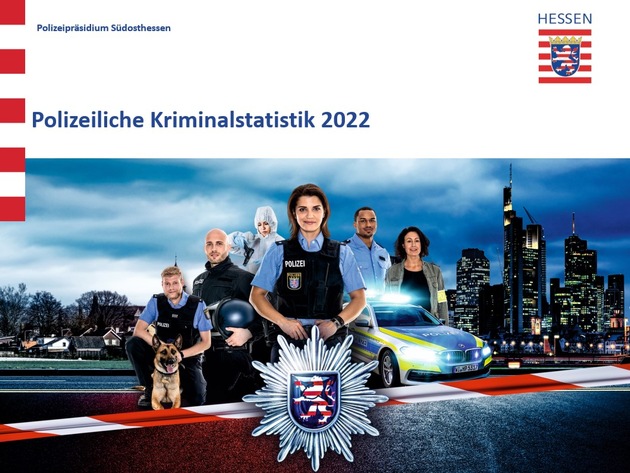 POL-OF: Polizeipräsident Möller stellt die Polizeiliche Kriminalstatistik 2022 für den Bereich des Polizeipräsidiums Südosthessen vor.