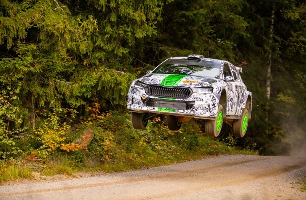 ŠKODA Motorsport arbeitet intensiv an optimaler Gewichtsverteilung des neuen ŠKODA FABIA Rally2